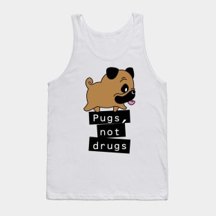 Pugs, not drugs Tank Top